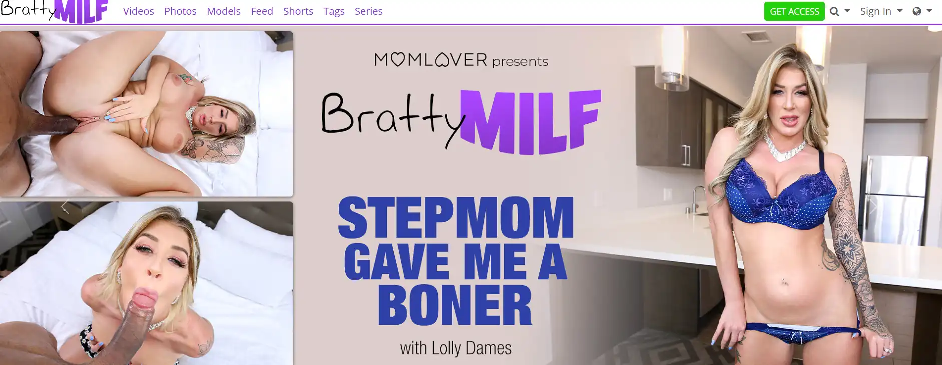 Bratty MILF Review 2025– Exclusive 4K MILF Network for Premium Adult Content Bratty MILF review premium 4K video screenshot 1
