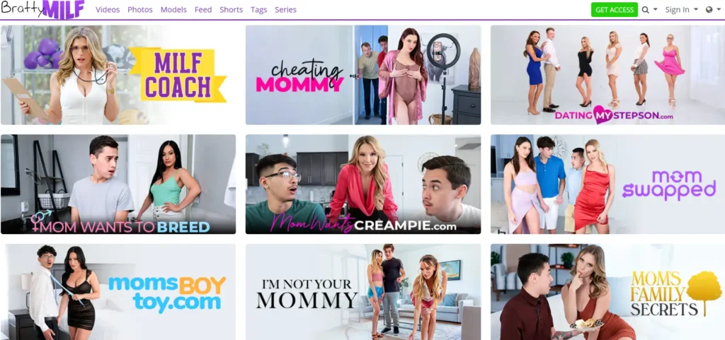 Bratty MILF Review 2025– Exclusive 4K MILF Network for Premium Adult Content Bratty MILF review premium 4K video screenshot 3