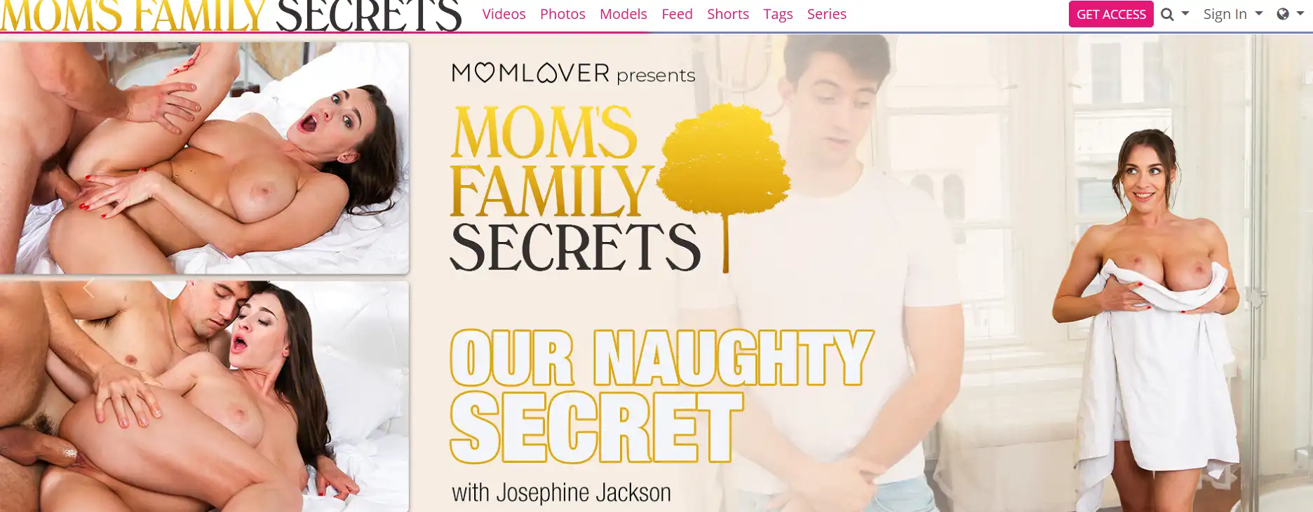 Moms Family Secrets review premium MILF site with 4K videos 1