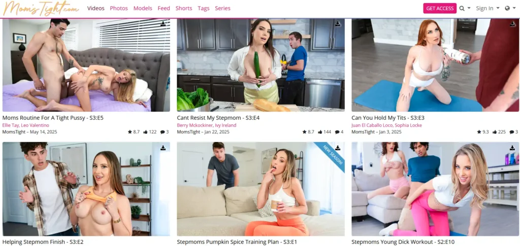 Moms Tight Review 2025– Premium Fitness MILF Videos in 4K Quality exclusive milf photo sets highlighted in moms tight review 4