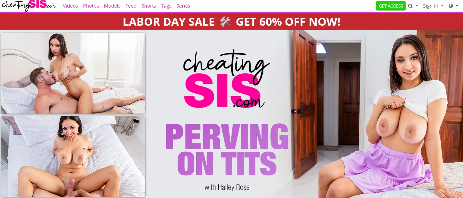 High-quality Nubiles network scene from Cheating SIS review 3